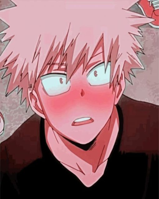 Shy Katsuki Bakugo paint by numbers