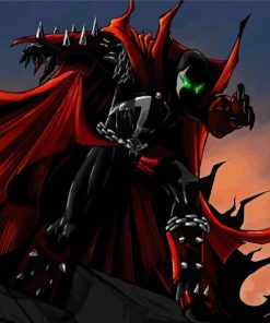 Spawn Fictional Character paint by numbers