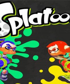 Splatoon Poster paint by numbers