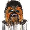Splatter Chewbacca Art paint by numbers