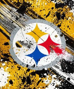 Steelers Logo Art paint by numbers