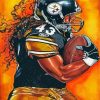 Troy Aumua Polamalu paint by numbers