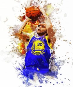 Stephen Curry Art paint by numbers