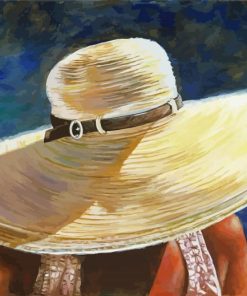 Straw Hat Art paint by numbers