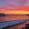 Sunset At Malibu Pier paint by numbers