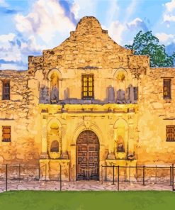 The Alamo Museum paint by numbers