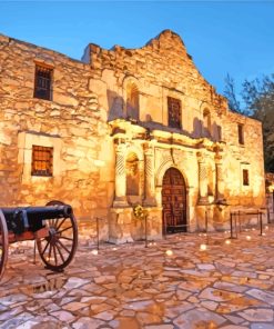 The Alamo Texas paint by numbers