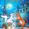 The Aristocats Disney Poster paint by numbers