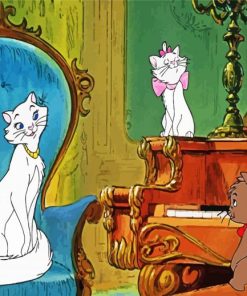 The Aristocats Mother And Kittens paint by numbers