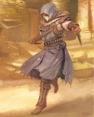 Ezio Auditore Character paint by numbers