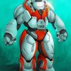 Baymax Character paint by numbers