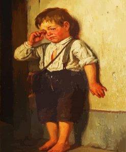 The Crying Boy paint by numbers