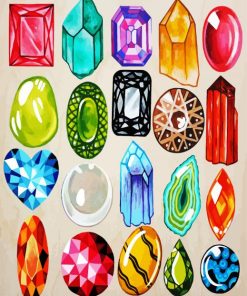 The Gemstones paint by numbers