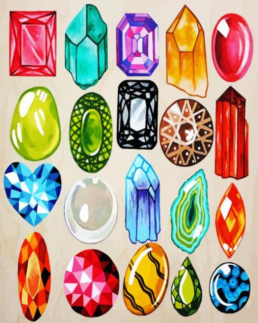 The Gemstones paint by numbers