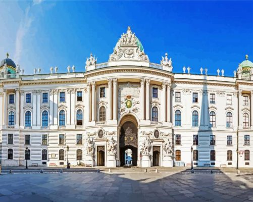 The Hofburg Vienna paint by numbers