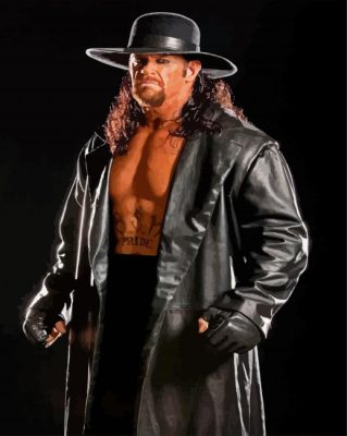 The Undertaker Wrestler paint by numbers