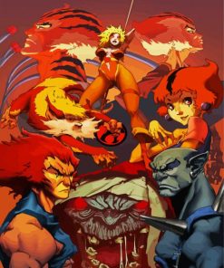 ThunderCats Characters paint by numbers