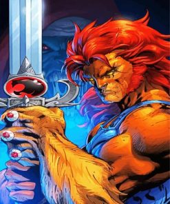 Lion O ThunderCats paint by numbers