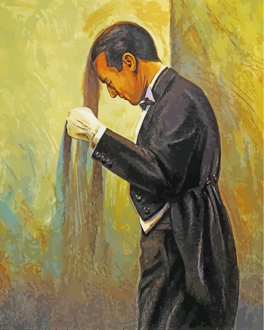 Tired Butler Art paint by numbers