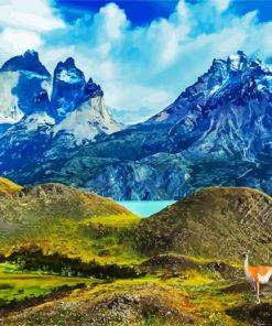 Torres del Paine National Park paint by numbers