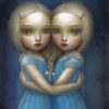 Cute Twins Girls paint by numbers