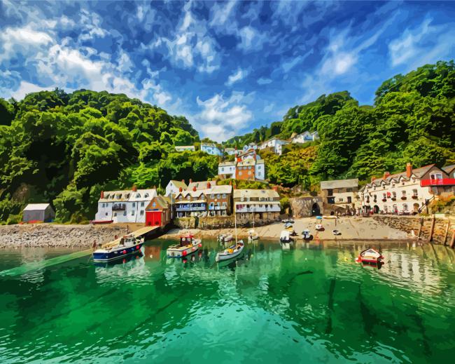 Devon Country paint by numbers