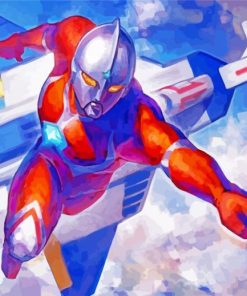 Ultraman Art paint by numbers