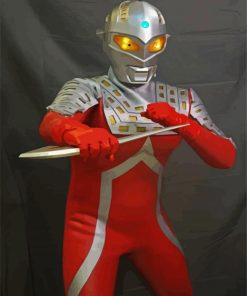 Ultraman Superhero paint by numbers