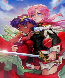 Utena Japanese Anime paint by numbers