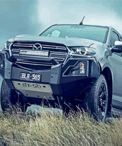 Mazda Bt 50 Utes paint by numbers