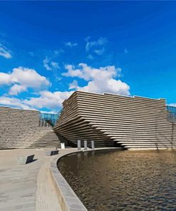 V&A Dundee Museum paint by numbers