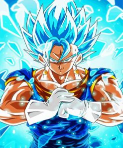 Vegito Dragon Ball paint by numbers