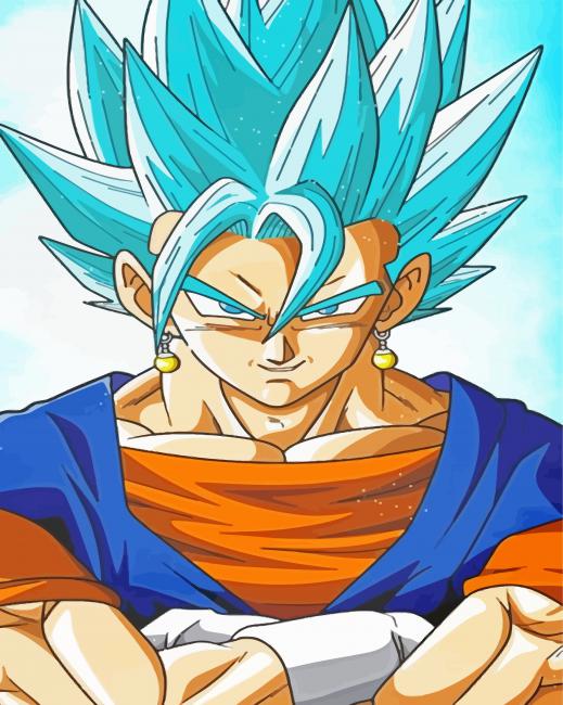 Vegito Illustration paint by numbers