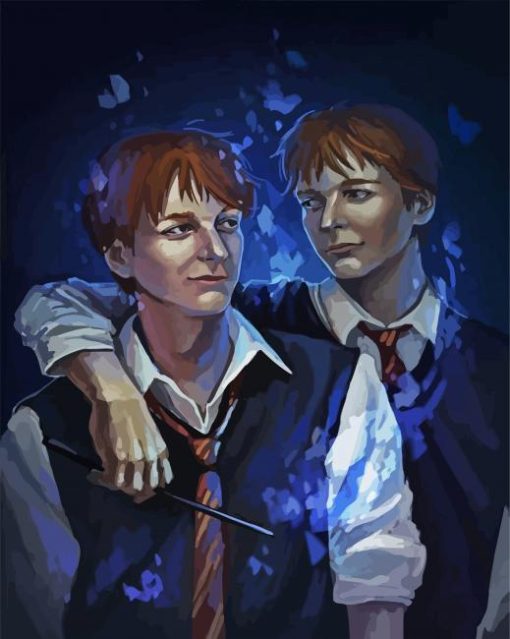 Fred And George Weasley paint by numbers