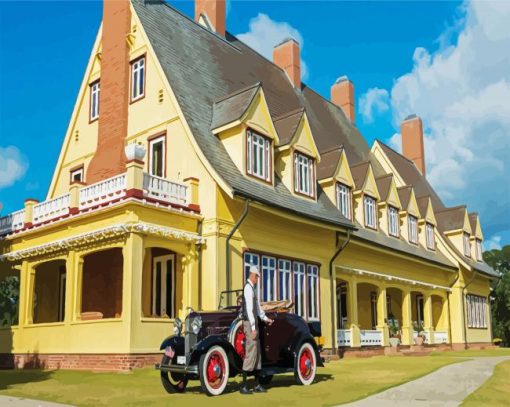 Whalehead Club Currituck paint by numbers