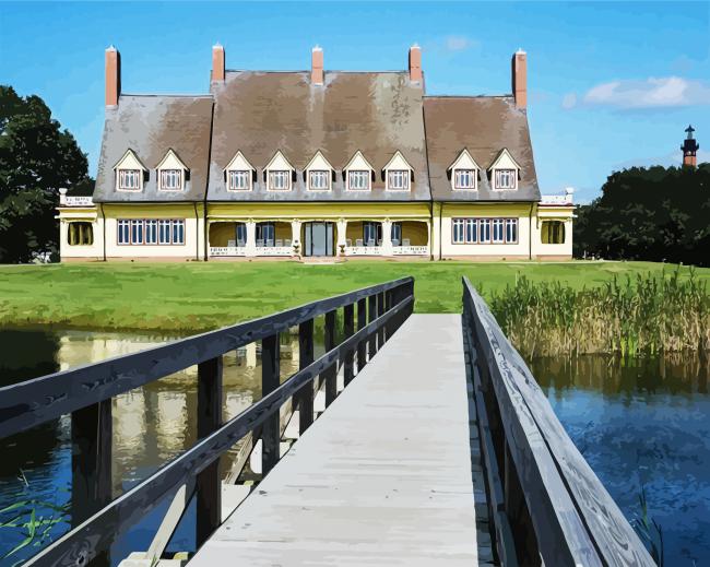 Whalehead Club Corolla Currituck paint by numbers