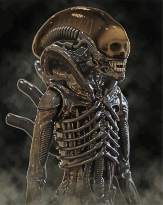 Xenomorph Alien paint by numbers