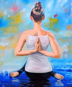 Yoga Girl Art paint by numbers