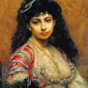 Beautiful Young Arab Girl paint by numbers