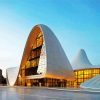 Heydar Aliyev Centre paint by numbers