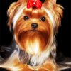 Adorable Yorkie Puppy paint by numbers