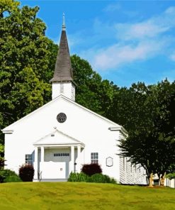 Aesthetic White Chapel paint by numbers