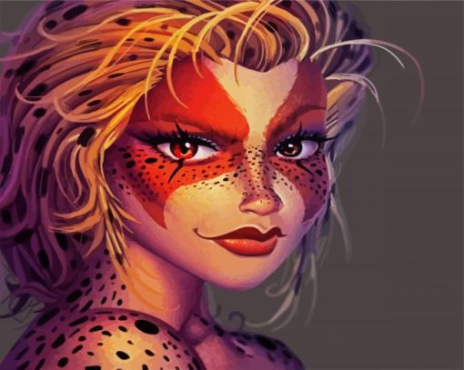 Aesthetic Cheetara paint by numbers