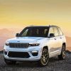 White Grand Cherokee paint by numbers