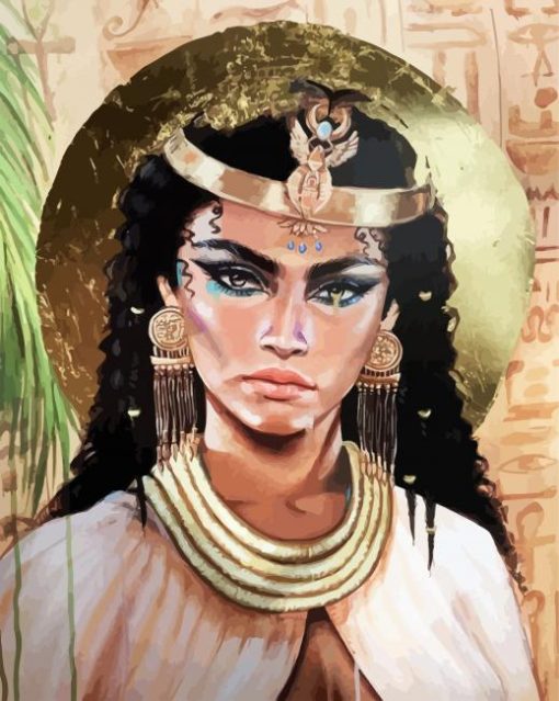 Cleopatra With Accessories paint by numbers