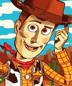 Sherif Woody Art paint by numbers