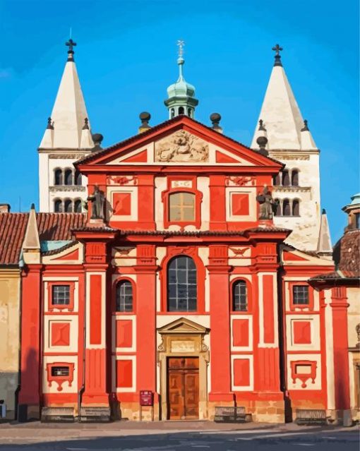St George's Basilica paint by numbers