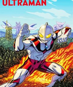 Ultraman Poster paint by numbers