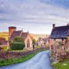 Aesthetics Cotswolds Houses paint by numbers