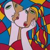 Aesthetic Cubist Ladies paint by numbers